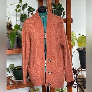 Burnt orange cardigan